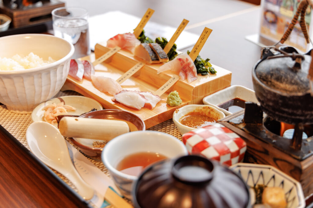 50mmで撮影した日本料理の画像